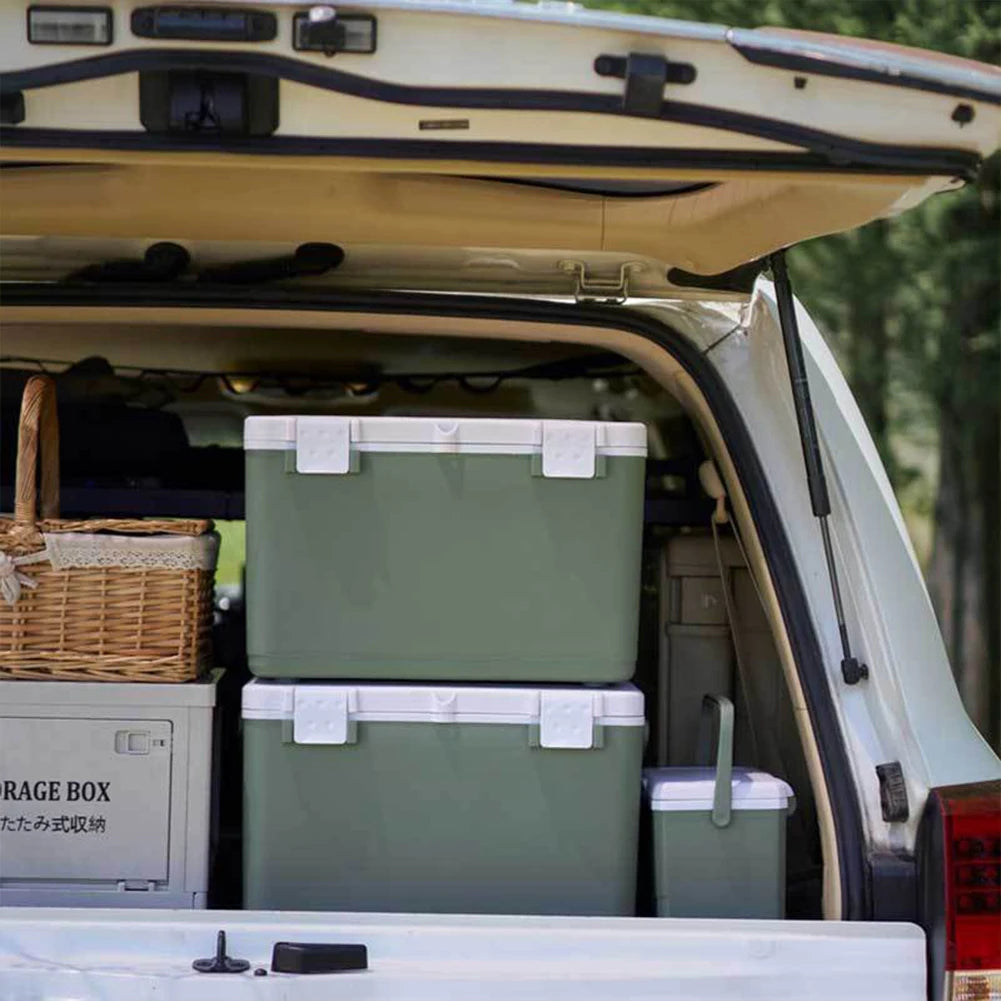 5/4.5L Camping Car Refrigerator with Handle Mini Freezer Fridge Heat Preservation Food Storage Cooler Box for Camping Tailgating